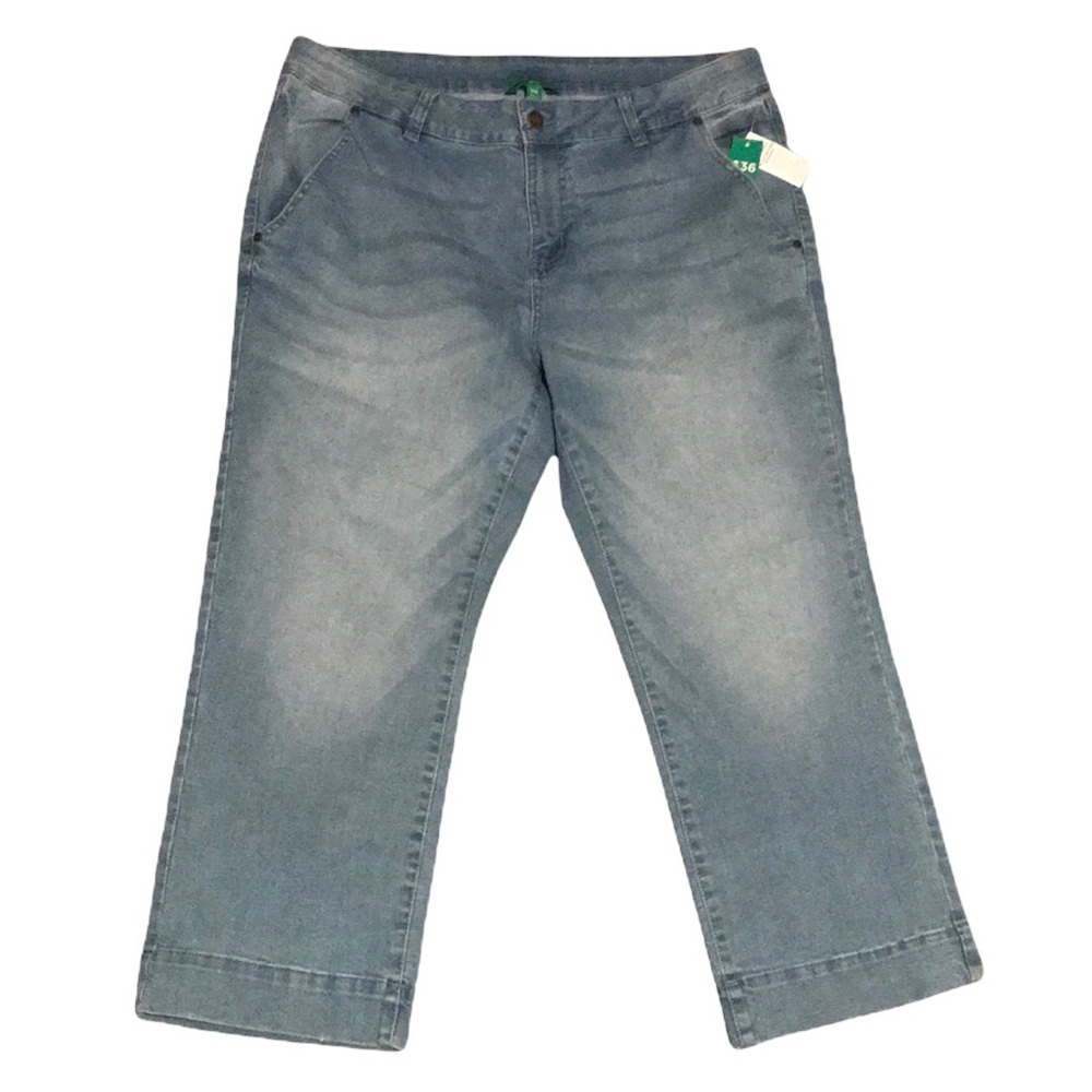 dip 18W Soft Utility light blue Stretchy Cropped Jean